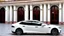Placeholder: A Tesla's 'Model S Plaid' is parked, at the 'Plaza de la Constitución', in the city of Mexico. CINEMATIC. WIDE ANGLE LENS. PHOTO REAL.