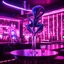 Placeholder: As the neon lights flickered and pulsed in the smoky haze of the space bar, my eyes landed on a peculiar sight. There it was, an alien unlike any I had ever seen before, perched on a barstool, delicately sipping what appeared to be pink bourbon from a sparkling crystal glass. Its slender, tentacled appendages intertwined gracefully as it brought the glass to its lips, taking slow, deliberate sips.