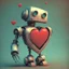 Placeholder: robot wants a heart