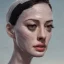 Placeholder: close up portrait of Anne Hathaway as woman in hijab, fine detail, highly intricate, modern surrealism painting, defined cracks and breaks, high-quality, volumetric lighting, 8k, ultrahd, George Grie, Marco Escobedo, Igor Morski,Brian Froud, Howard Lyon, Selina French,