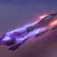 Placeholder: Star wars podracer concept, purple lightning.