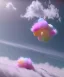 Placeholder: Ultra realistic speed clouds sky scene, wide angle view, sweet childs falling down, inflatable color clothing, free jumping flying, many trinkets, hair monster, many jelly beans, balls, color smoke, smile, happy, circus style, extreme, wind, clouds sea, 20,000 feet altitude, stratosphere, soft color, highly detailed, unreal engine 5, ray tracing, RTX, lumen lighting, ultra detail, volumetric lighting, 3d, finely drawn, high definition, high resolution.