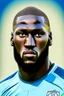 Placeholder: Romelu Lukaku Belgian football player cartoon 2d