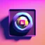 Placeholder: clean art of super cute desktop computer icon, soft lighting, soft pastel gradients, high definition, 3d icon clay render, blender 3d