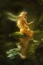 Placeholder: Fairy Princess, long blonde hair,long golden hair, Fairy crown ,fairy, fairy wings, sparkle,waterlilies,flawless feet,