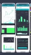 Placeholder: create a User Friendly mobile application Interface for a trading platform, Use element like candlestick, charts etc, behance, pintrest