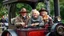 Placeholder: Elderly pensioners riding a steampunk traction engine. Everyone is happy. Photographic quality and detail, award-winning image, beautiful composition.