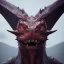 Placeholder: red dragon, dragon portrait, portrair, dragon head, dragon face, big eyes, dragon with snake eyes, fangs, dragon with horns, 8k resolution, high-quality, fine-detail, fantasy, incredibly detailed, ultra high resolution, 8k, complex 3d render, cinema 4d