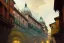 Placeholder: Train trains under bologna portici +riomaggiore+genoa street+turin+Italian medieval town+Italian city+alphonse mucha, greg rutkowski,matte painting, cryengine, hyper detailed, felix kelly, fantasy art, seb mckinnon