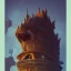 Placeholder: A building that look like a dragon+ Book illustration by Gediminas Pranckevičius, Jean Baptiste Monge, Brian Kesinger, Anton fadeev, strong lines, high contrast vibrant colors, 16k resolution, trending on behance""