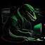 Placeholder: Computer Hacker Snake. NFT Pixel Art