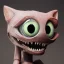 Placeholder: Surreal realistic plastic monster cute with multiple big eyes detailed