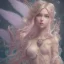 Placeholder: girl, fairy wings, cute, beautiful, long hair, pink hair, 8k resolution concept art portrait, Artgerm, WLOP, Alphonse Mucha dynamic lighting hyperdetailed intricately detailed Splash art trending on Artstation triadic colors Unreal Engine 5 volumetric lighting fairycore auroracore