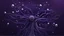 Placeholder: A minimalist abstract 2d digital art graphic and ink montage,. Deep dark purple background with pale neural network background, human nervous system with shiny little balls , white-dark blue-pale gray and black colors, Clean composition with strange vibe, with surreal vibe, Photorealistic with emotional with abstraction , neurodivergens soul and mind, cinematic, glitch