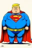 Placeholder: fat superman with donald trump's head