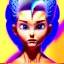 Placeholder: portrait of a beautiful busty Bulma by Rafael Sanzio style