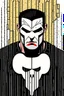 Placeholder: punisher sku;; in the style of Hiroshi Nagai