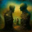 Placeholder: fever dream, by Zdzislaw Beksinski, pentimento art effects, tenebrism