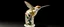 Placeholder: A white wind elemental hummingbird designed in ancient Greek pottery painted by Maurice Utrillo