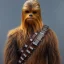 Placeholder: photorealistic and intricate portrait of chewbacca in star wars by rosa bonheur, wearing beskar armor, deep dark colors, hyperdetailed, 32K, oil on canvas,