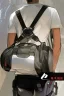 Placeholder: tech, back pack, transparent, sci fi, punk, color, neon