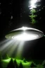 Placeholder: Ufo fait de pur lumière divine blanche éblouissante, dans l, en forme de losange, divin