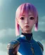 Placeholder: Anime girl cute neck head portrait, warrior costume, village, meditation, cyberpunk, 8k quality