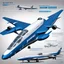 Placeholder: [3d isometric view complemented by diagrams and technical blueprints] Boeing decided to adopt the technology of the B767-400ERX project to develop the second version of the KC-46 model, which was named KC-46E. The aircraft was equipped with Engine Alliance GP7172 engines. Deliveries to the USAF started from the 51st aircraft.