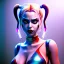 Placeholder: Harley Quinn, photo studio, concept art, realistic image, smooth, unreal engine 5, ray tracing, RTX, lumen lighting, ultra detail, volumetric lighting