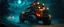 Placeholder: Monster panzer bus tractor blues with guards on top, driving to the fight, Metal riffs echo through the night. Coins in his pocket, smiles all around, He’s the happiest driver in all the battleground. (Verse 2) Goblins shout, axes clink and gleam, The kids are gone, but he keeps his dream. Horn goes “BRRRAAAM,” the drums collide, make it realistic 3d graphics in the style of gta 6
