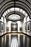 Placeholder: 3D Shoot Museum of Paintings The shape of the hall is oval