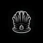 Placeholder: create a chef hat logo like vector style with black color