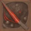 Placeholder: Knight guard. Magic scroll. Weapons. Tight. Damascus steel. Technical details. Red. Doom dark. Meteorite. Fire.