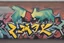 Placeholder: a graffiti mural wall with the word cell pokemon style