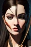 Placeholder: Barbarian character, physically fit, facepaint, waist up portrait, intricate, oil on canvas, masterpiece, expert, insanely detailed, 4k resolution, retroanime style, cute big circular reflective eyes, cinematic smooth, intricate detail , soft smooth lighting, soft pastel colors, painted Renaissance style