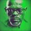 Placeholder: Samuel l jackson, green filter abstract