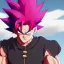 Placeholder: Akuma in dragon ball z style