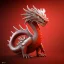 Placeholder: Dragon as stone ring with red diamond eyes, sculpture, hyperphotorealistic, 8k,UHD,macro lens, sharp focus, hyper detail, sparkle, 800mm, unreal engine 5, neon light