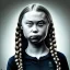 Placeholder: portrait of Greta Thunberg smoking