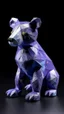 Placeholder: A violet cosmic elemental bear designed in Japanese origami painted by Guo Xi