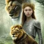 Placeholder: Young beautiful girl with floral crown next to a stunning lion on nature forest path, Chronicles of Narnia, 8k resolution, high-quality, fine-detail, iridescent, intricate, digital art, detailed matte, volumetric lighting, beautiful, illustration, 3D octane render, brian froud, howard lyon, selina french, anna dittmann, annie stokes, lisa parker, greg rutowski,