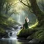 Placeholder: She is an Elf, her ethereal beauty matched only by her mastery of ancient magic. Like a whisper of wind through the trees, she moves through the forest with the agility of a deer, her steps leaving barely a trace on the forest floor. The shimmering leaves above seem to part in reverence as she passes. Crouching down by the riverbank, the Elf dips her slender fingers into the cool, clear water. Ripples spread outwards, reflecting the dappled sunlight filtering through the canopy above. With eyes