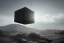 Placeholder: black cube