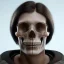 Placeholder: 3d tranparent kAcrystal skull portrait, simmetric eyes, ambient, ultra realistic photo, unreal engine, paloroid, 100mm --aspect ratio 1:1