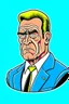 Placeholder: Arnold Schwarzenegger Former Governor of California cartoon 2d