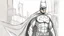 Placeholder: Batman coloured sketch easy