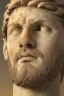 Placeholder: Realistic image, Roman sculpture made in marble with gold veins, Lionel messi, gold laurel leaves crown, waist up portrait,marble material, gold ornaments, Renaissance style, sun rays background, epic, celestial, cinematic lighting, God lights, 4k resolution, smooth details, soft lighting, unreal engine 5, art station, substance 3d.