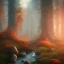 Placeholder:  pastel colors, future art , red, orange, white,brown,son, earth, wod, trees, flowers, stone princess forest wod