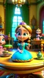 Placeholder: Princess Penelope's Magical Tea Party, cartoon,3D