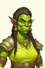 Placeholder: good half-orc woman